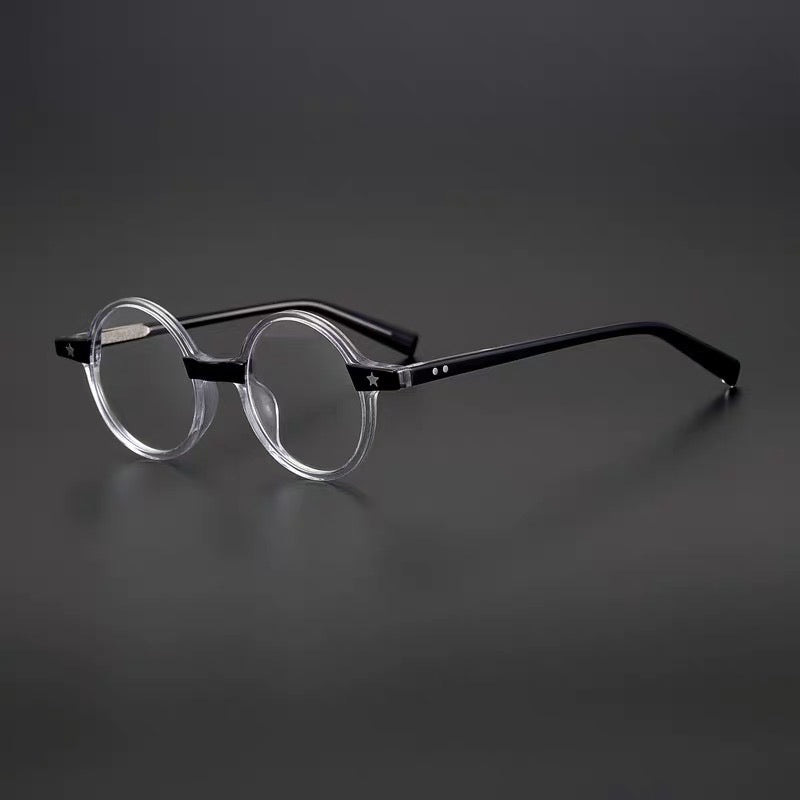 Milo Retro Round Acetate Glasses Frame