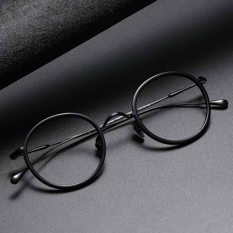 Liv Retro Round Titanium Glasses Frames