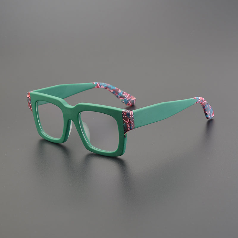 Cicilia Acetate Rectangle  Glasses Frame
