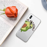 Cute Cartoon Fruit Avocado Phone Case for iphone 13 11 12 13 mini pro XS MAX SE