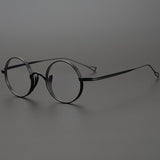 Monroe Titanium Round Glasses Frame