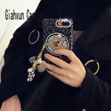 3D Diamond Bling Glitter Tassel Stars Chain Case