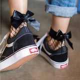 Fashion Cute Funny Womens Black Mesh Short Ankle Socks