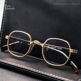 Gordon Titanium Square Glasses Frame