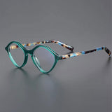 Ray Retro Color Stripe Acetate Glasses Frame