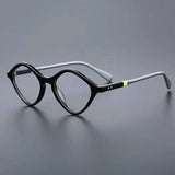 Ray Retro Color Stripe Acetate Glasses Frame