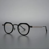 Noel Round Unisex Ultra-Light Titanium Glasses Frame