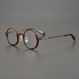 Gaiety Titanium Retro Hand Made Glasses Frame