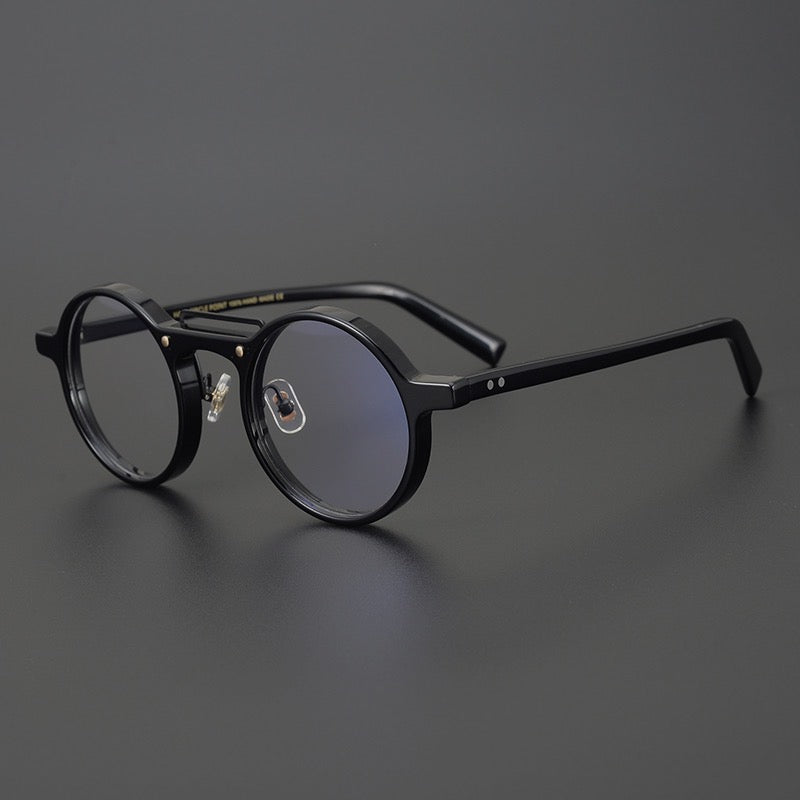 Van Vintage Round Acetate Optical Glasses Frame – Fomoloo