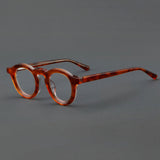 Gail Retro Round Acetate Glasses Frame