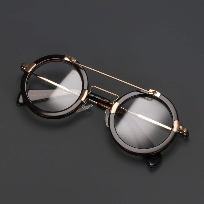 Edra Vintage Acetate Round Optical Glasses Frame