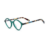 Ray Retro Color Stripe Acetate Glasses Frame