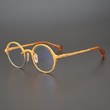 Farrell Round Retro Titanium Glasses Frame