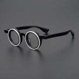 Giusy Round Classical Acetate Handmade Eyeglasses Frame