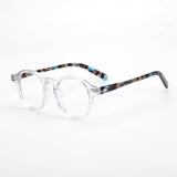 Hiram Retro Round Acetate Optical Glasses Frame