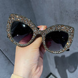 Averi Cat Eye Rhinestone Sunglasses