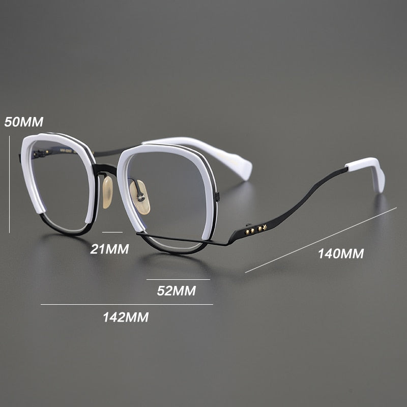 Nelisa Vintage Designer Titanium Glasses Frame