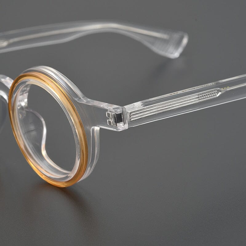 Giusy Round Classical Acetate Handmade Eyeglasses Frame