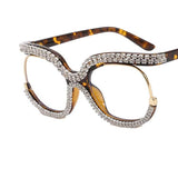 Arlene Luxury Rhinestone Large Glasses Frame