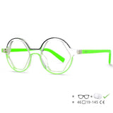 Darrin New Trends Polygonal Acetate Eyeglass Frame