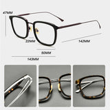 Kapri Vintage Acetate Titanium Eyeglasses Frame