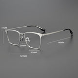 Zayne Vintage Titanium Glasses Frame