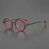 Yael Vintage Round Acetate Glasses Frame