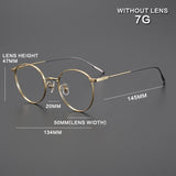 Kingston Vintage Titanium Eyeglasses Frame