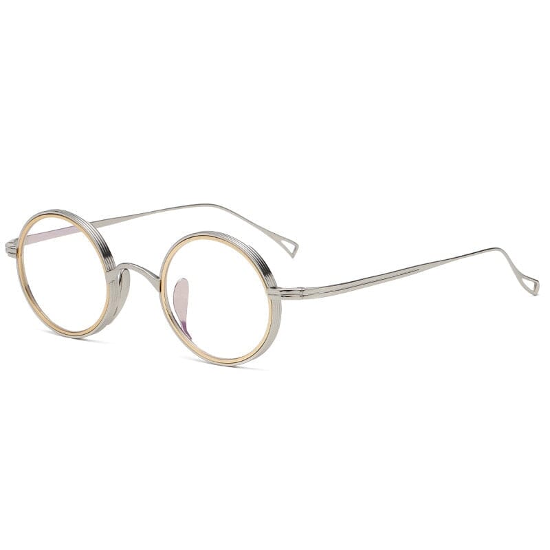 Naoko Ultralight Titanium Round Glasses Frame