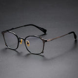 Kadin Retro Titanium Irregular Glasses Frame