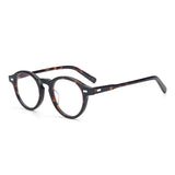 Hiram Retro Round Acetate Optical Glasses Frame