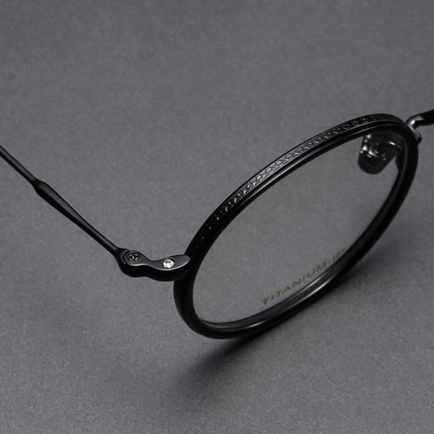 Liv Retro Round Titanium Glasses Frames