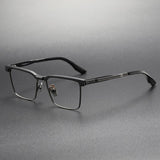 Kace Square Titanium Glasses Frame