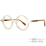 Darrin New Trends Polygonal Acetate Eyeglass Frame