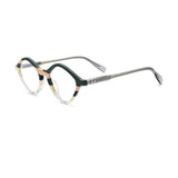 Ray Retro Color Stripe Acetate Glasses Frame