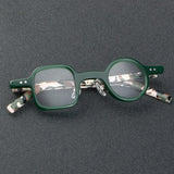 Onur Vintage Round Square Acetate Glasses Frame