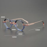 Sanjurjo Vintage Acetate Splicing Glasses Frame