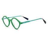 Ray Retro Color Stripe Acetate Glasses Frame