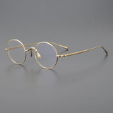 Biron Vintage Round Titanium Eyeglasses Frame