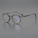 Salaam Handmade Titanium Round Glasses Frame