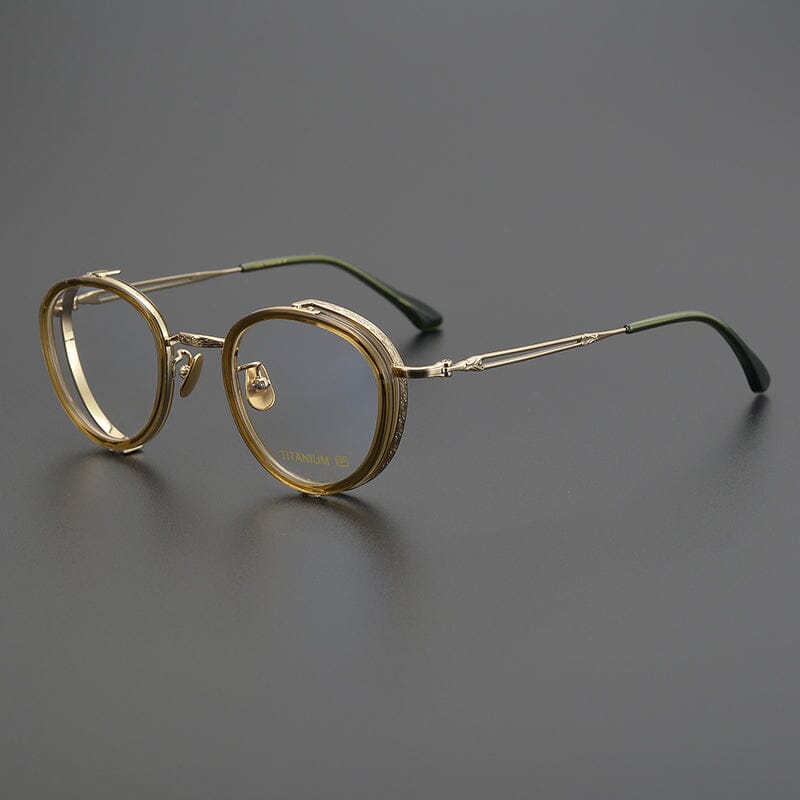 Adler Round Titanium Glasses Frame