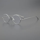 Biron Vintage Round Titanium Eyeglasses Frame