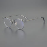 Salaam Handmade Titanium Round Glasses Frame