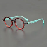 Matherne Retro Round Acetate Glasses Frame