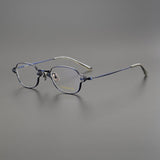 Reid Retro Rectangle Titanium Glasses Frame