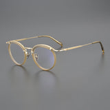 Salaam Handmade Titanium Round Glasses Frame