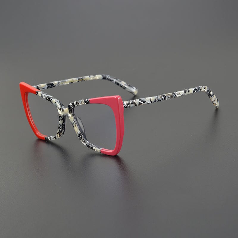 Cameo Acetate Cat Eye Glasses Frame