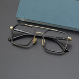 Keller Ultralight Vintage Double Bridge Titanium Glasses Frame