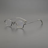 Reid Retro Rectangle Titanium Glasses Frame