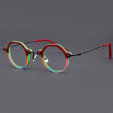 Jhon Retro Colorful Glasses Frame